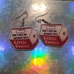 Red Little Cooler Kids Earrings